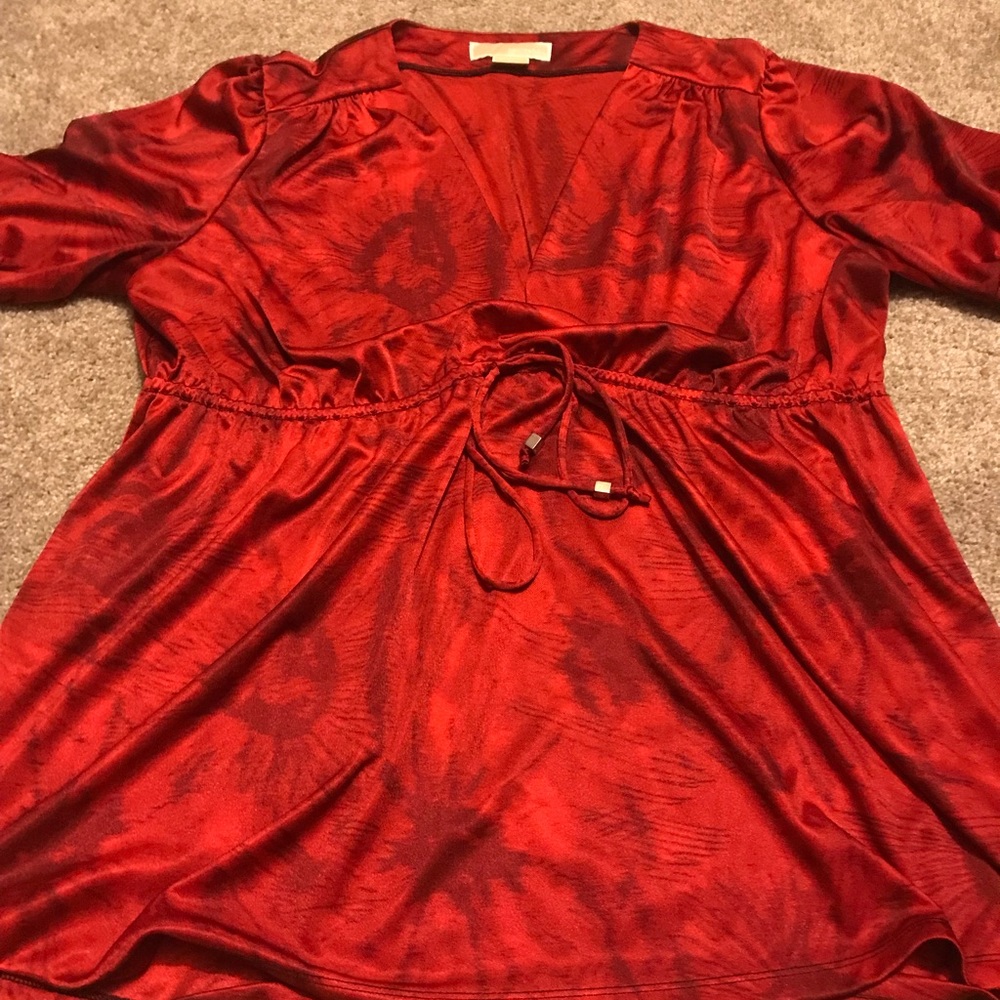 Short sleeve V-neck Michael Kors shirt